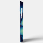 アボカドクリームに青く浮かべた形のない切り出し Case-Mate iPhoneケース (裏面 / 左)