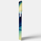 アボカドクリームに青く浮かべた形のない切り出し Case-Mate iPhoneケース (裏面 / 右)