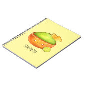 アボカドグアカモールとトルティーヤチップ ノートブック (左側)