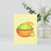 アボカドグアカモールとトルティーヤチップ ポストカード (スタンド正面)