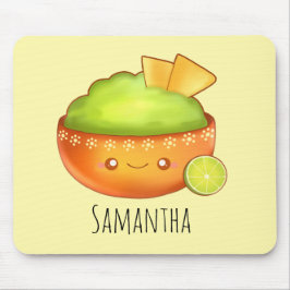 アボカドグアカモールとトルティーヤチップ マウスパッド