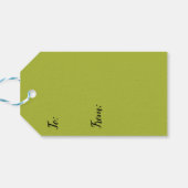 アボカドグリーンギフトラベル ギフトタグ (裏面横)