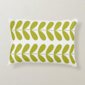 アボカドグリーンバdsミッドセンチュリー装飾枕 アクセントクッション (裏面)