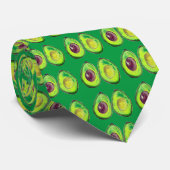 アボカドグリーンビーガングルメベゲテリアングアカモール ネクタイ (ロール)