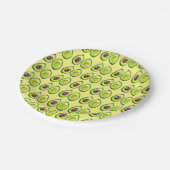 アボカドグリーンビーガングルメベゲテリアングルメ ペーパープレート (アングル)