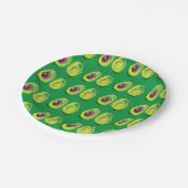 アボカドグリーンビーガングルメベゲテリアングルメ ペーパープレート (アングル)