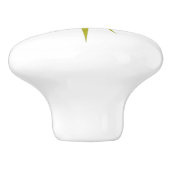 アボカドグリーン原子スターバストミッドセンチュリー時代 セラミックノブ (側面)