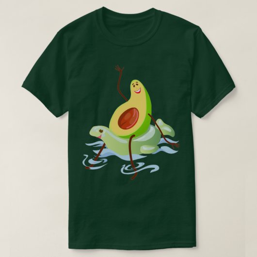アボカドグリーン3 Tシャツ (デザイン正面)