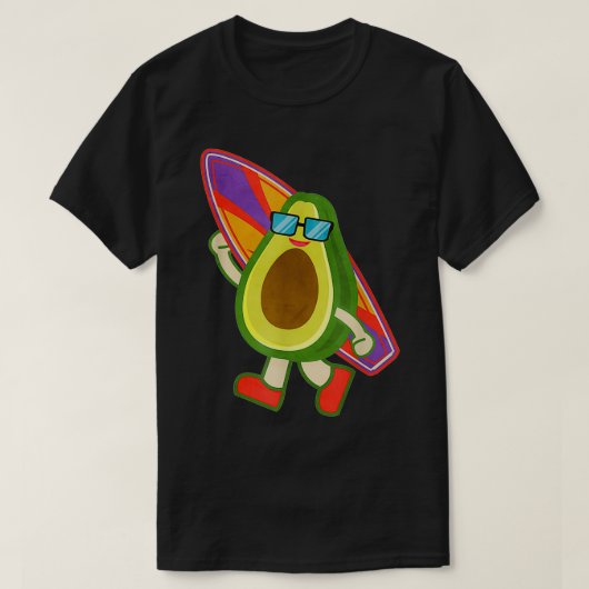 アボカドサーフィン5 Tシャツ (デザイン正面)