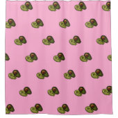 アボカドシャワーカーテン シャワーカーテン (正面)