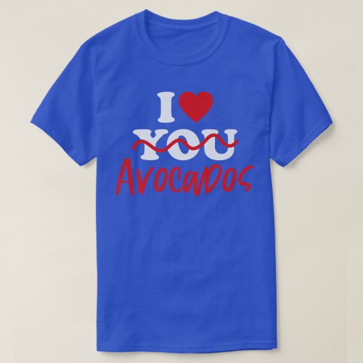 アボカドスが大好き Tシャツ (デザイン正面)