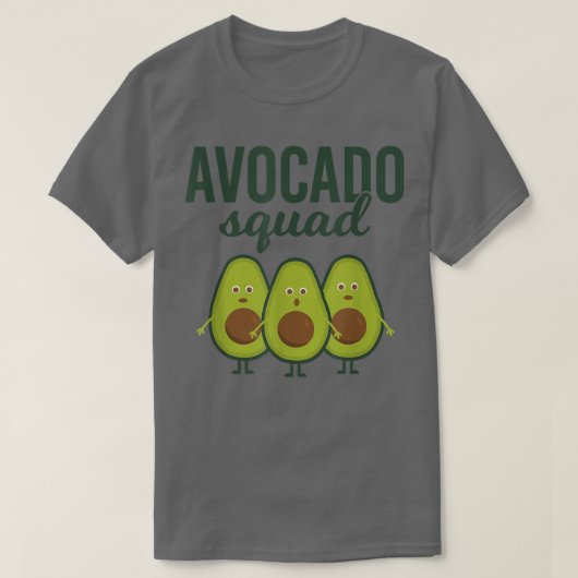 アボカドスクーおもしろいドチーム Tシャツ (デザイン正面)