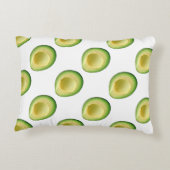 アボカドスグアカモールグリーン4ロビン アクセントクッション (裏面)
