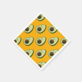 アボカドスケッチパターン スタンダードカクテルナプキン (角)