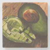 アボカドストーンコースター ストーンコースター (正面)