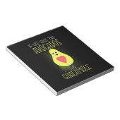 アボカドスメイクグアカモール ノートパッド (アングル)