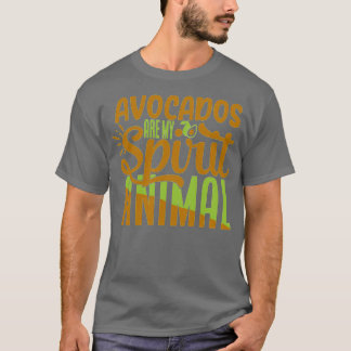 アボカドス私の精神の動物おもしろいだ Tシャツ