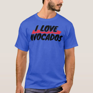 アボカドスTシャツが大好き Tシャツ