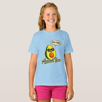 アボカドタイム かわいい女子のTシャツ Tシャツ