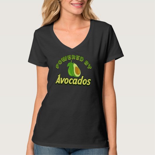 アボカドツリーメキシコフルーツ油ナシ植物ディップ Tシャツ (正面)