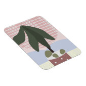 アボカドツリー赤面ミュート幾何学ピンク マグネット (右側)