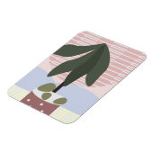 アボカドツリー赤面ミュート幾何学ピンク マグネット (左側)