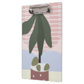 アボカドツリー赤面ミュート幾何学模様 クリップボード (左)