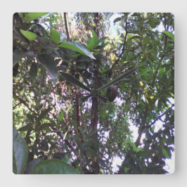 アボカドツリー スクエア壁時計