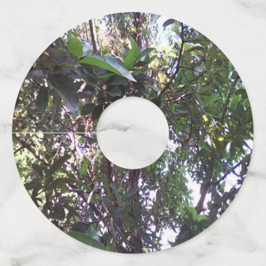 アボカドツリー ワイングラスタグ (正面)