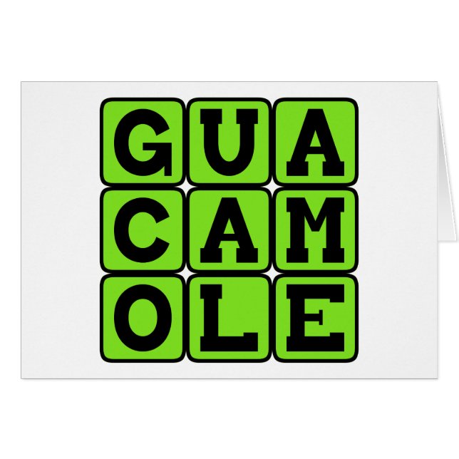 アボカドディップ，グアカモール (正面横)