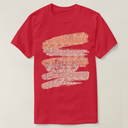 アボカドデザイン12 Tシャツ (デザイン正面)