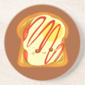 アボカドトーストと卵とトマトエ コースター (正面)