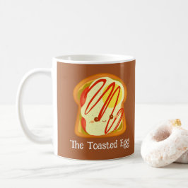 アボカドトーストと卵とトマト コーヒーマグカップ