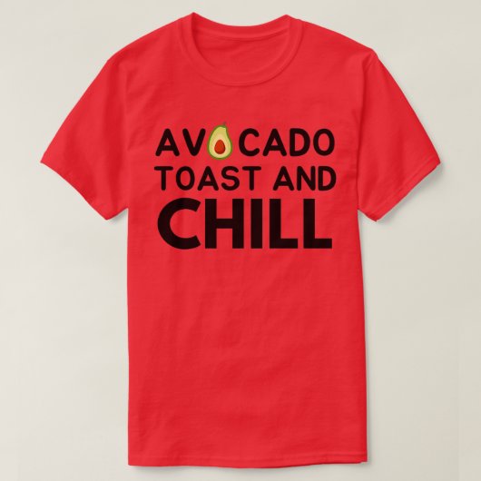 アボカドトーストアンドチル2 Tシャツ (デザイン正面)