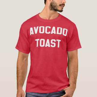 アボカドトーストノベルティブルンチギフトアボカおもしろいド Tシャツ