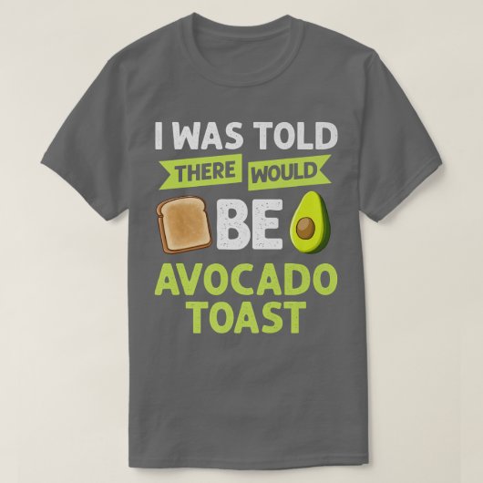 アボカドトーストレシピ調味パン83 Tシャツ (デザイン正面)