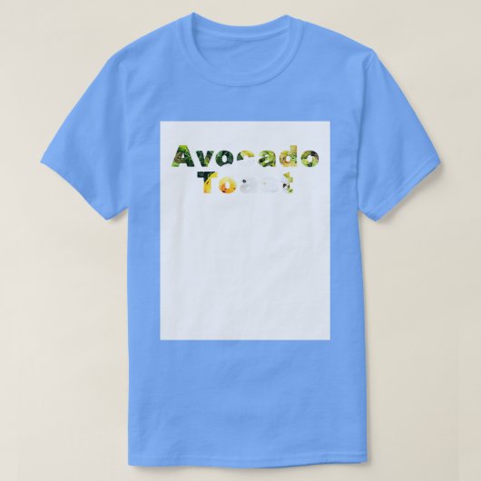 アボカドトースト文字 Tシャツ (デザイン正面)