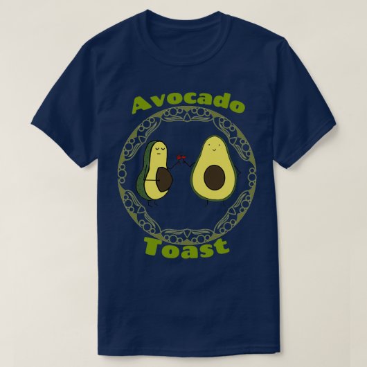 アボカドトースト7 Tシャツ (デザイン正面)