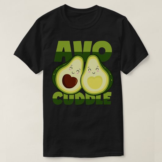 アボカドハグプンカドリングアボカドル Tシャツ (デザイン正面)