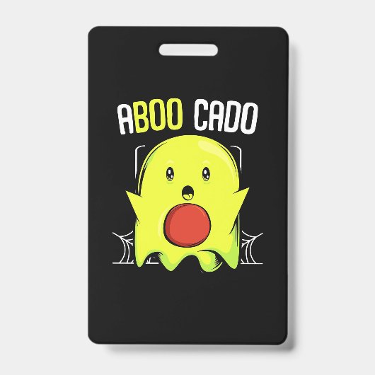 アボカドハロウィーン バッジ (正面)