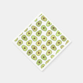 アボカドハートフルーツトレンディー食品ベビーシャワーパーティー スタンダードカクテルナプキン (角)