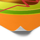 アボカドハートフレンドリー食品 ポスター (角)