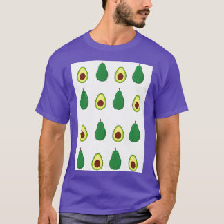 アボカドパターンホワイト2 Tシャツ