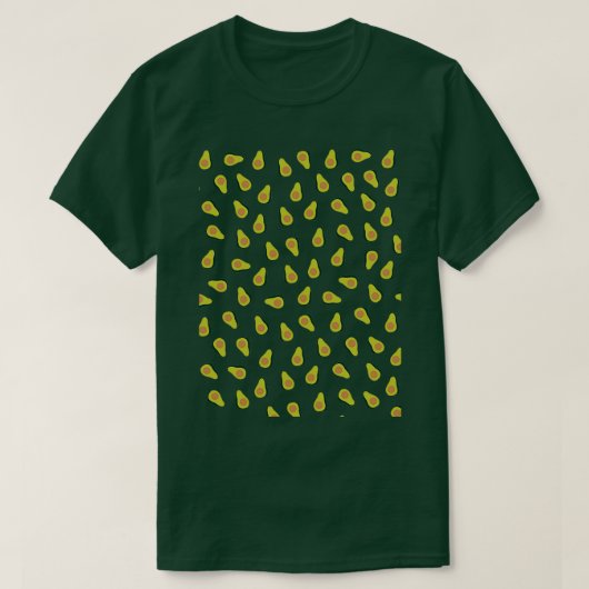 アボカドパターン34 Tシャツ (デザイン正面)