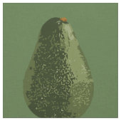 アボカドパターン ファブリック (クローズアップ)