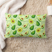 アボカドパターン ランバークッション (ブランケット)