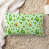 アボカドパターン ランバークッション (ブランケット)