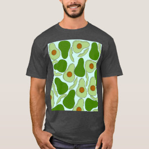 アボカドパターン(緑) Tシャツ