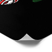 アボカドビーガンフィットネスカーディオトレーニングエクササイズ ポスター (角)