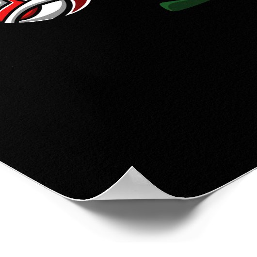 アボカドビーガンフィットネスカーディオトレーニングエクササイズ ポスター (角)